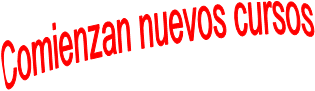 Comienzan nuevos cursos 